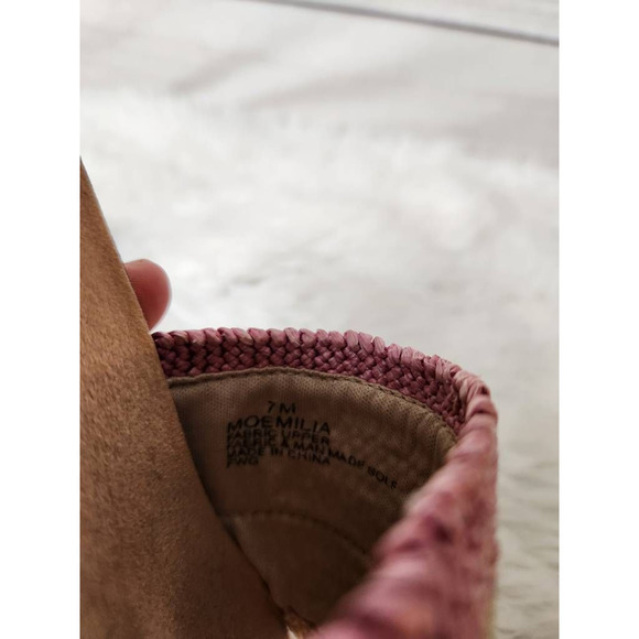 Mootsies Tootsies Womens Moemilia Slides Sandals Multicolor Stripe Woven 7 M - Picture 6 of 6